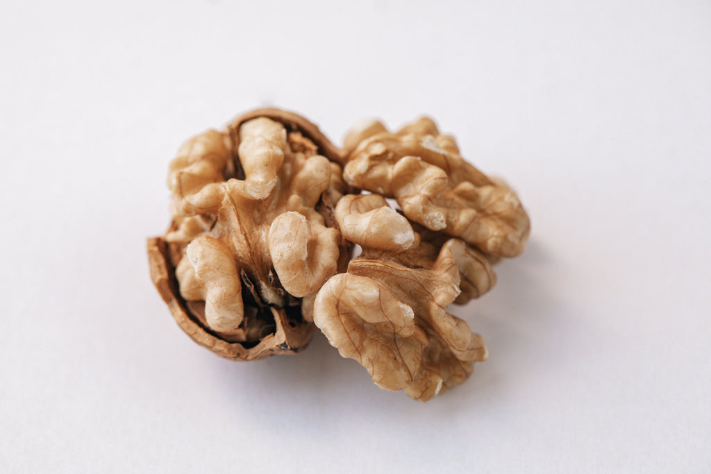 Close up image of dry walnut