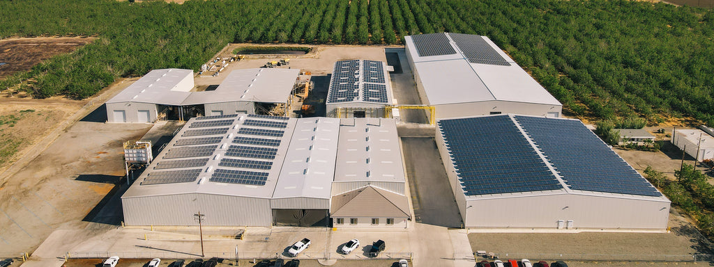 arial view of Empire Nuts facility